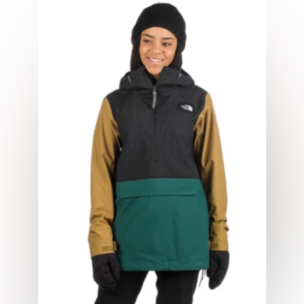 The North Face Black, Green & Tan Ski Jacket